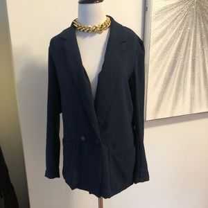 Navy American appeal lightweight blazer Xs